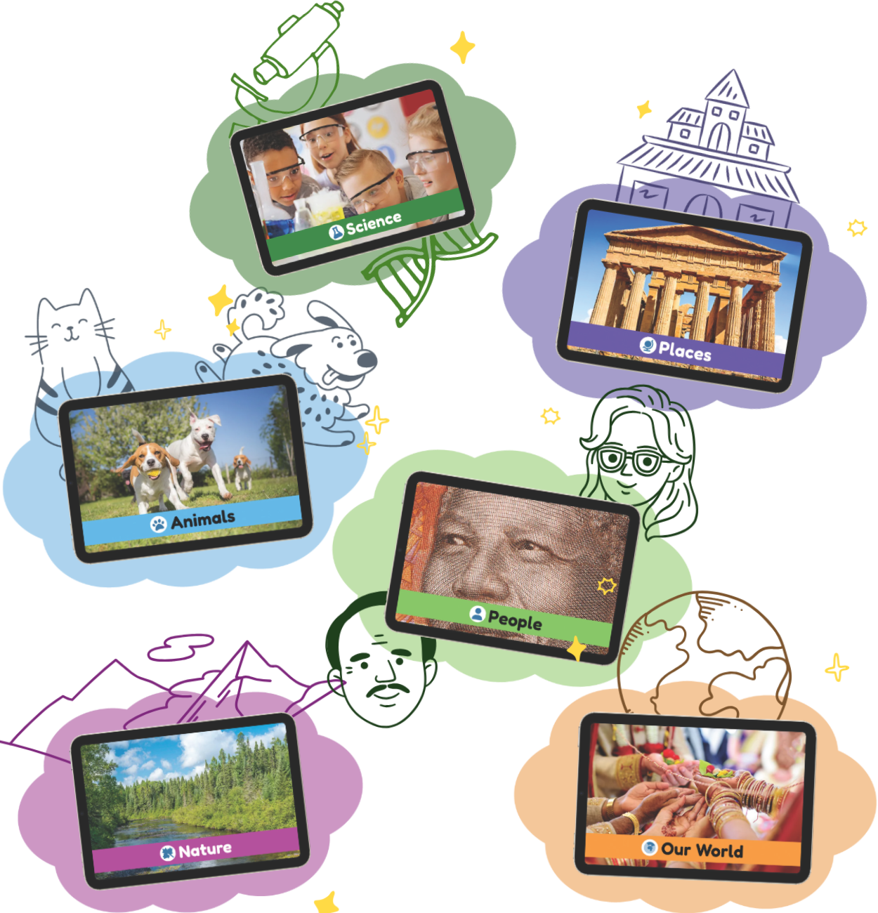 Accordion switching image