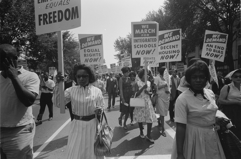 Activity 3, Image 1: Civil rights march on Washington, 1963
