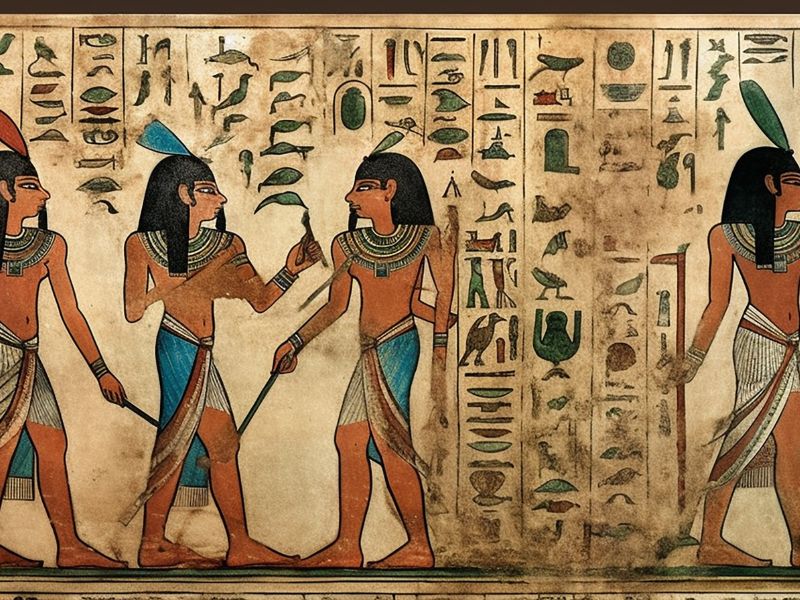 Ancient Egyptian papyrus - Option 2