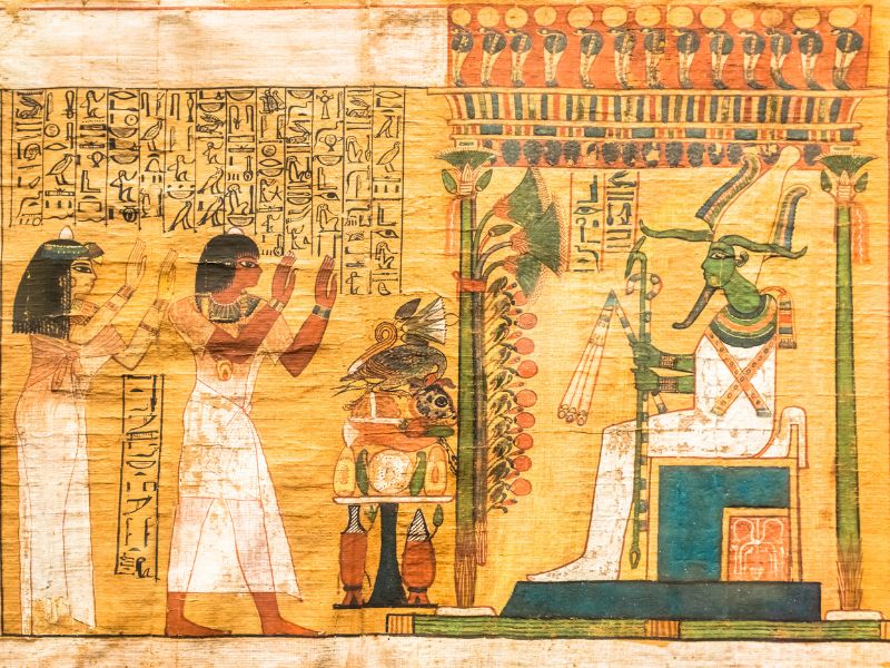 Ancient Egyptian papyrus - Option 1