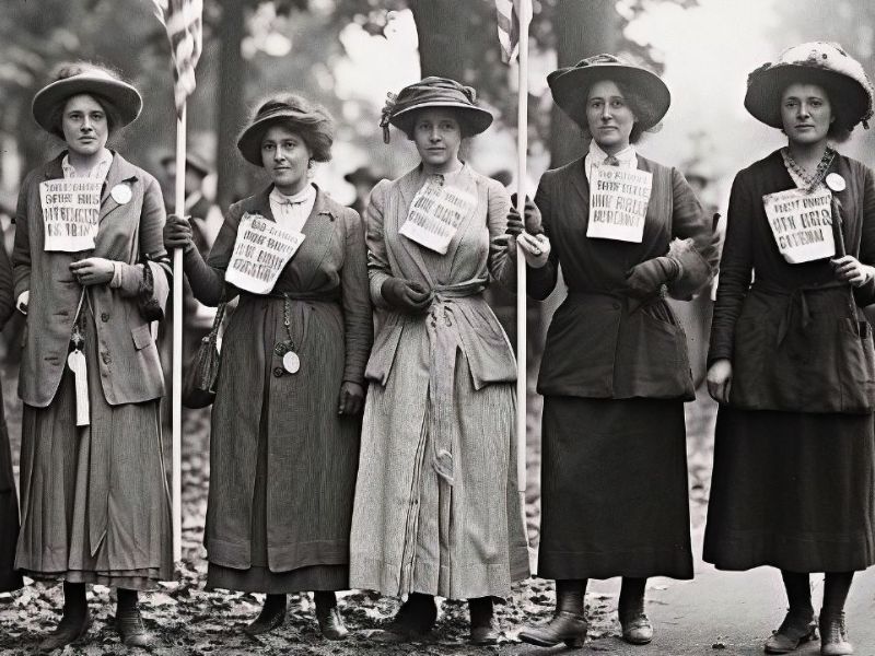 Women's suffrage march - Option 2
