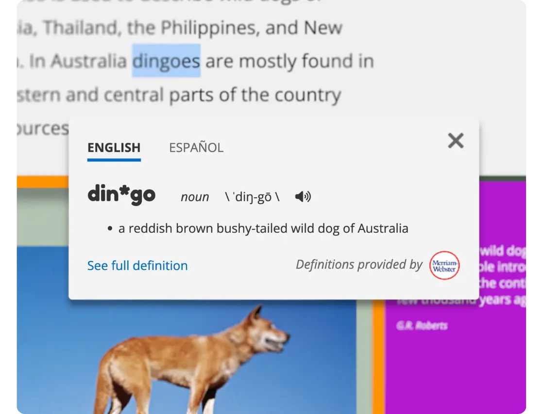 Britannica school elementary dictionary