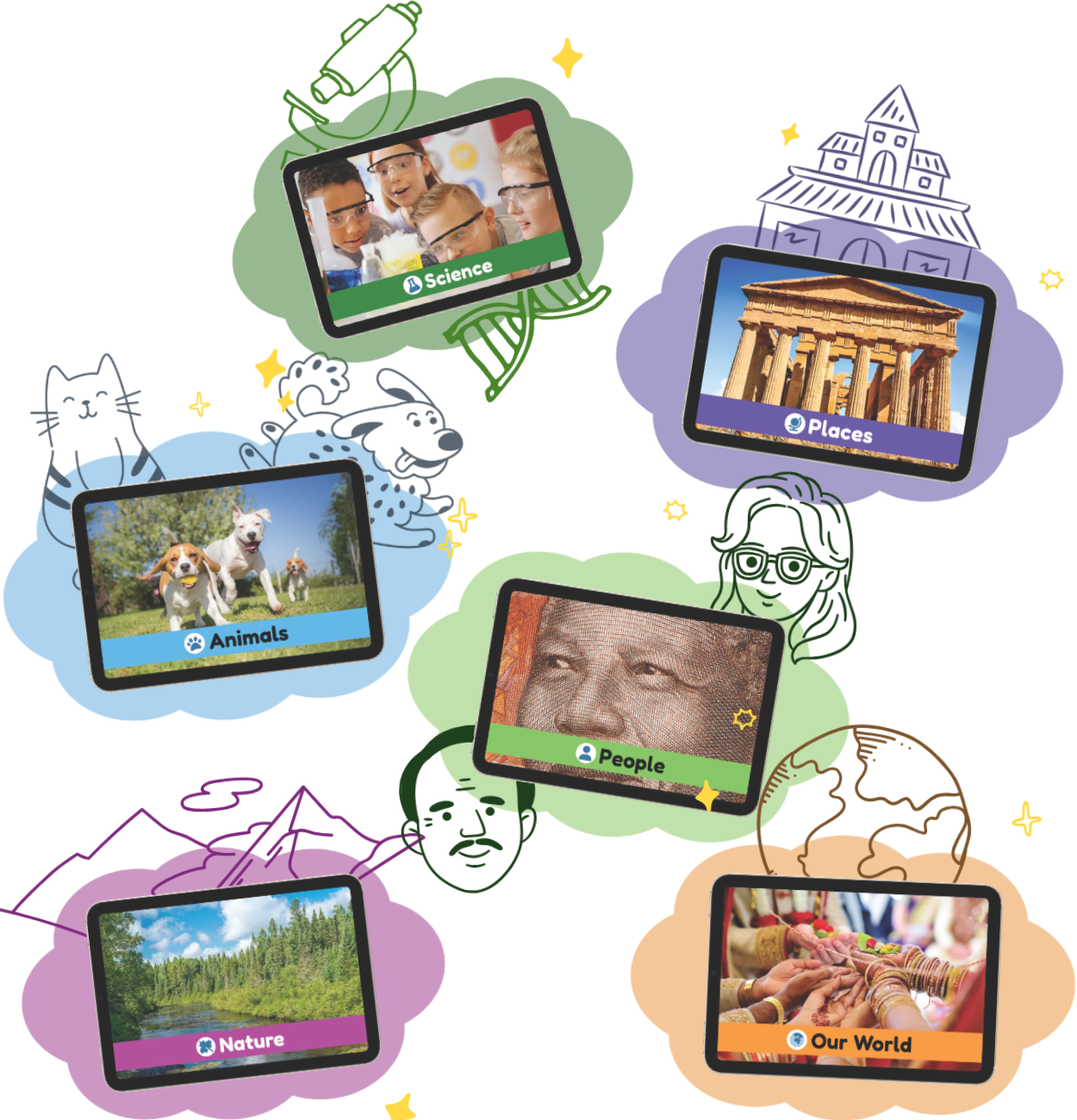 Accordion switching image