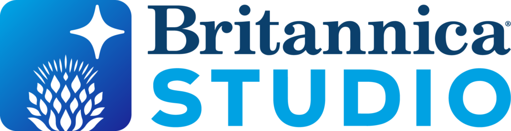 Britannica Studio logo with thistle and star